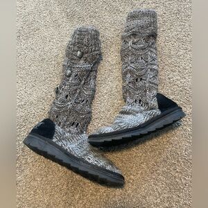 Muk Luks sweater boots